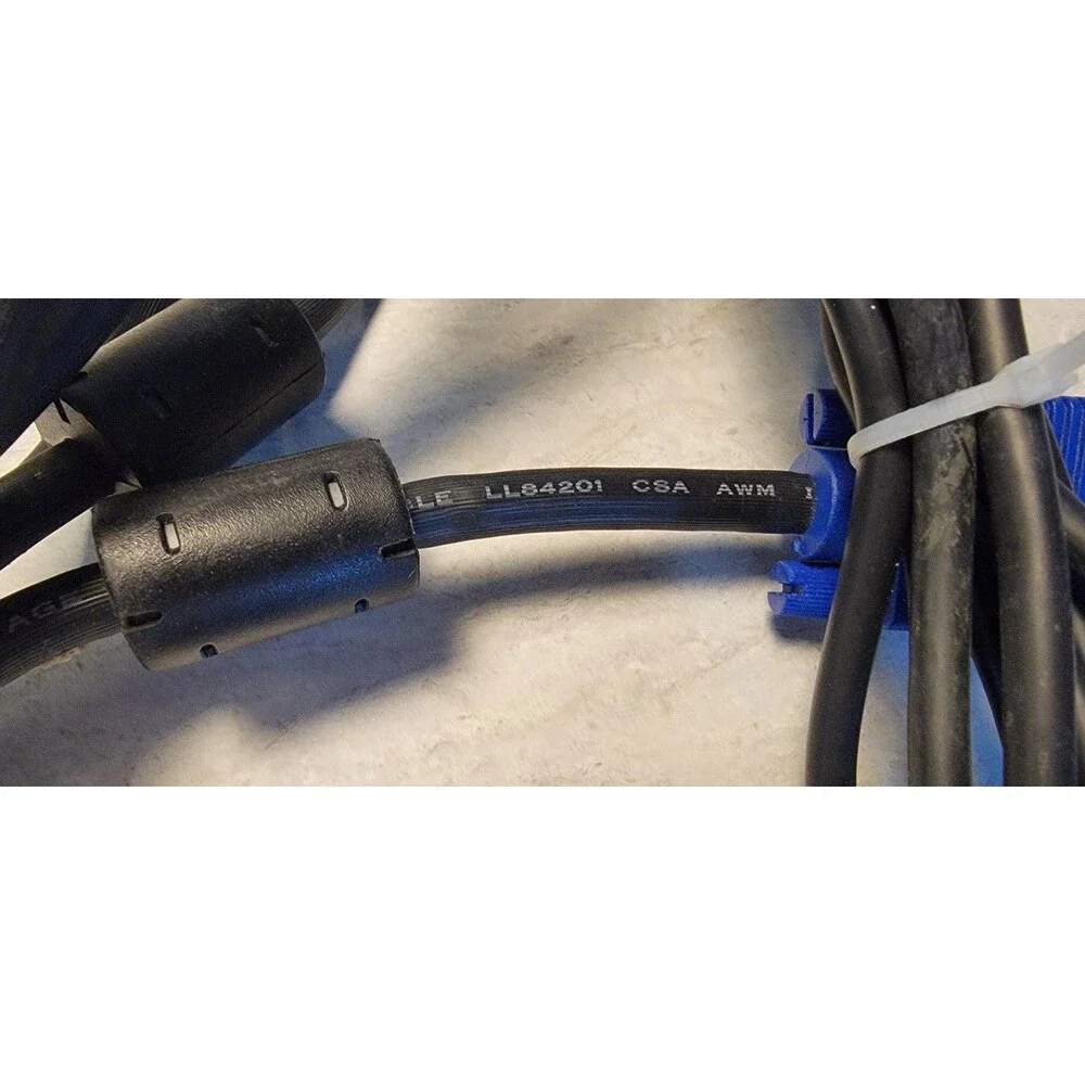 x2 Super SVGA/VGA Monitor Male to Male Extension Cable, 6ft - (Blue)